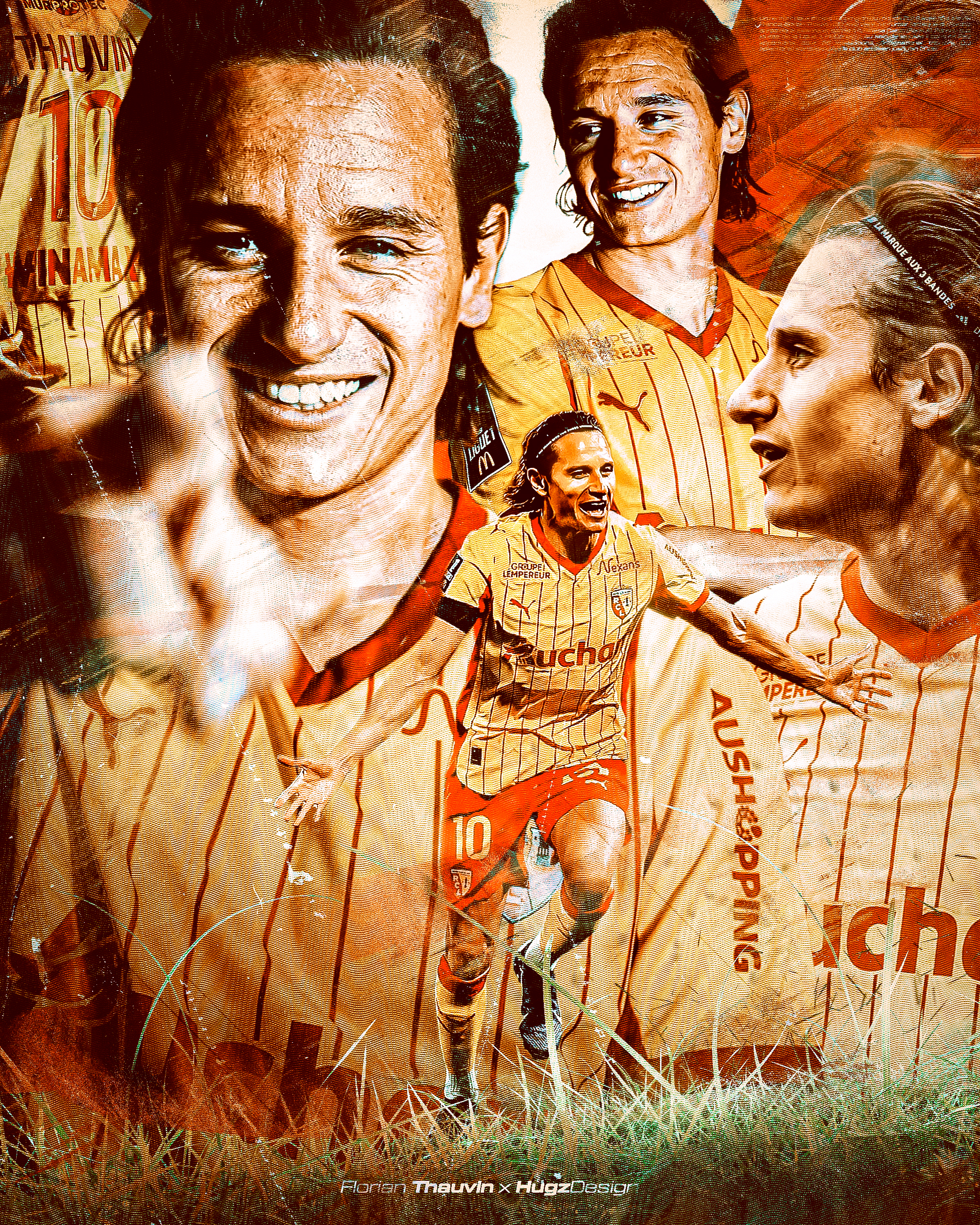 Création visuelle Florian Thauvin - stratégie digitale sport